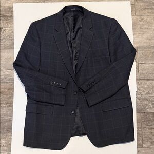 Saddlebred Charcoal Checkered Blazer